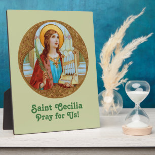 Plaque Photo St. Cecilia de Rome (BK 003) 8"x10"