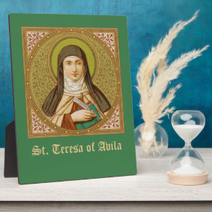 Plaque Photo St. Teresa d'Avila (SNV 27) (Image Carré) 8"x10"
