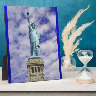 Plaque Photo Statue de la Liberté, Ellis Island, New York