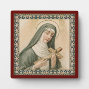 Plaque Photo Ste Rita de Cascia (M 015)