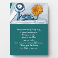 Stethoscope et Daisy Nurse Appréciation Cadeau