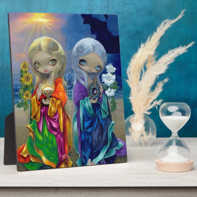 Plaque Photo "Sun Child and Moon Child" (Côté)