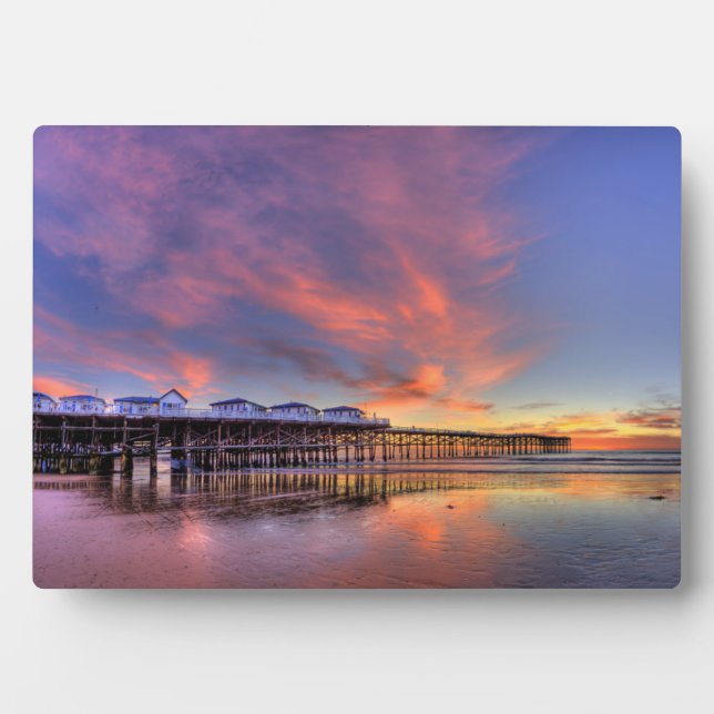 Plaque Photo Sunset Crystal (Devant)