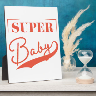 Plaque Photo Super bébé