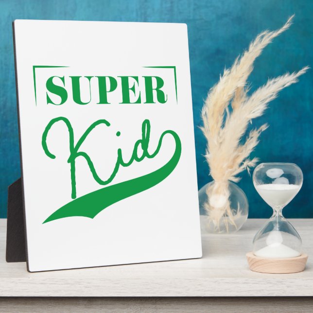 Plaque Photo Super Kid (Côté)