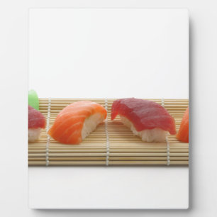 Plaque Photo Sushi Japonais Délicieux Nourriture Asiatique Déli