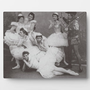 Plaque Photo Swan Lake, Mariinsky Theatre, 1895 (b/w photo)