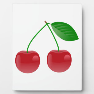 Plaque Photo Sweet Summer Cherry Red