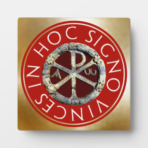 Plaque Photo SYMBOLE CHI-Rho