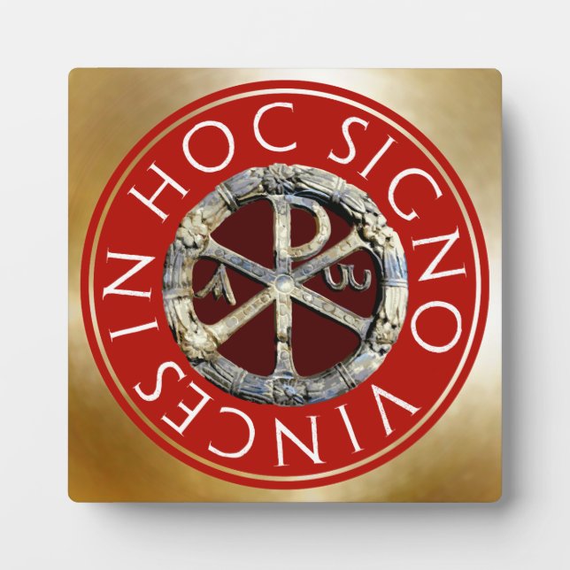 Plaque Photo SYMBOLE CHI-Rho (Devant)