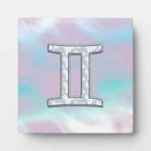 Plaque Photo Symbole Gemini Zodiac