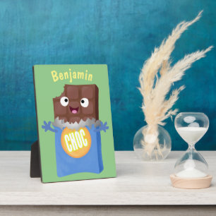Plaque Photo Sympa chocolat chocolat bonbon bar personnage de d