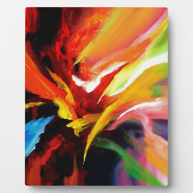 Plaque Photo Tableau Abstrait de Serdar Hizli (Devant)