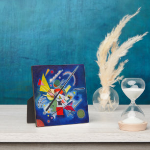 Plaque Photo Tableau bleu   Wassily Kandinsky  