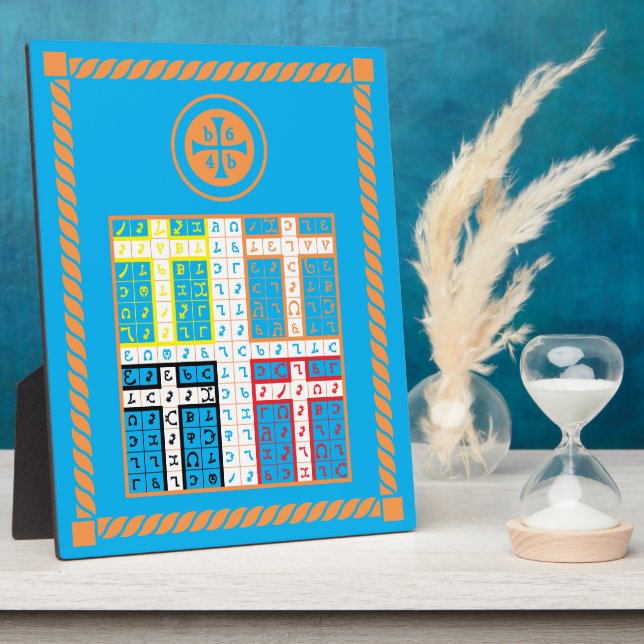 Plaque Photo Tablette élémentaire Enochian (Côté)