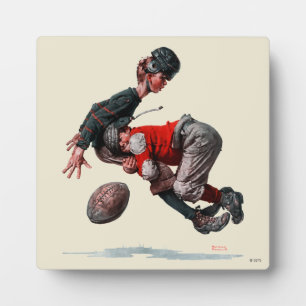 Plaque Photo Tackled