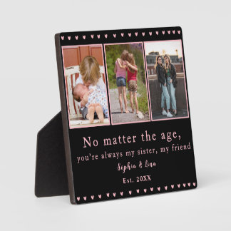 Plaque Photo Tasse à photo pour sœurs - Cadeau personnalisé