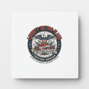 Plaque Photo Tatouage Flash Liberté Patriotique Tatouage Patrio