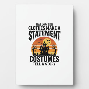 Plaque Photo Tenue de déguisement Halloween Chemise vintage Des