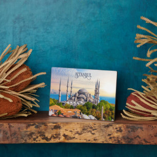 Plaque Photo Texte personnalisé Istanbul