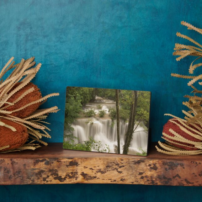 Plaque Photo Thaïlande, Cascade de Huai Mae Khamin (Côté)