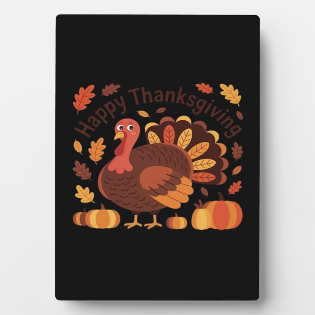 Plaque Photo Thanksgiving Turquie - Automne Vacances Classic Ov (Devant)