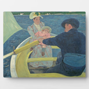 Plaque Photo The Boating Party, 1893-94 (oil on canvas)