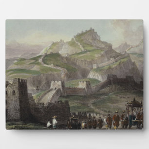 Plaque Photo The Great Wall of China, from 'China in a series o