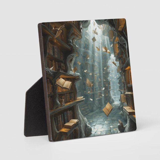 Plaque Photo The Living Library (Recto)