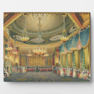 Plaque Photo The Music Room, from 'Views of the Royal Pavilion,