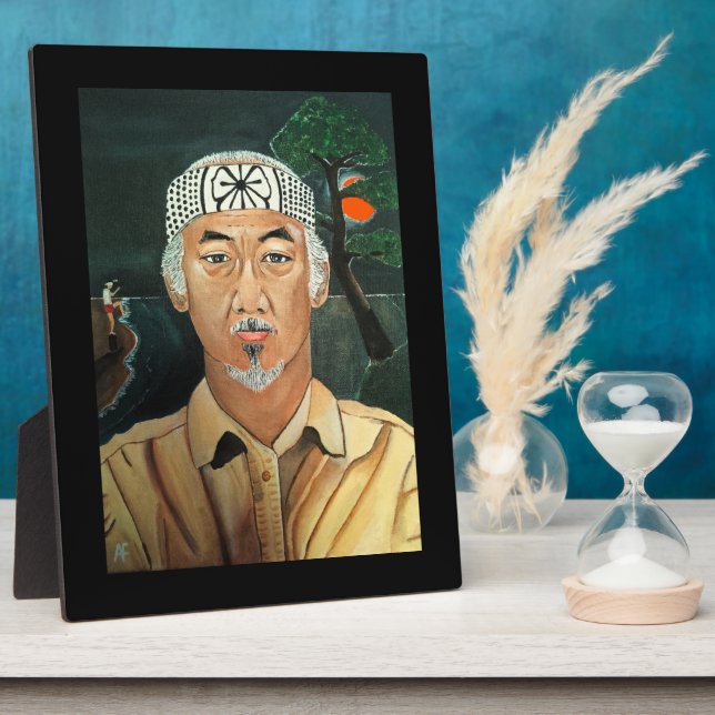 Plaque Photo The Sensei Painting by Alfred Fox (Côté)