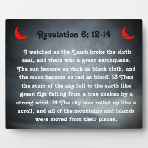 Plaque Photo The Sixth seal