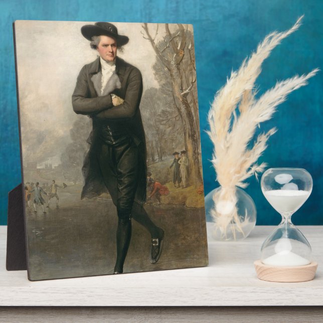 Plaque Photo The Skater (Portrait de William Grant) (Côté)