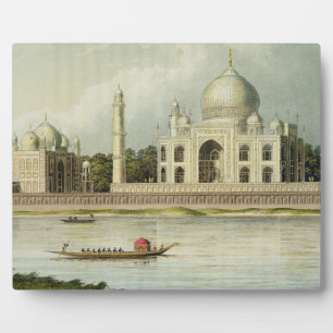 Plaque Photo The Taj Mahal, Tomb of the Emperor Shah Jehan and