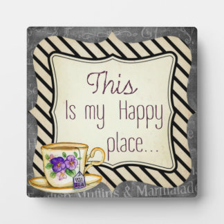 Plaque Photo "This is My Happy Place" affiche de motivation rét