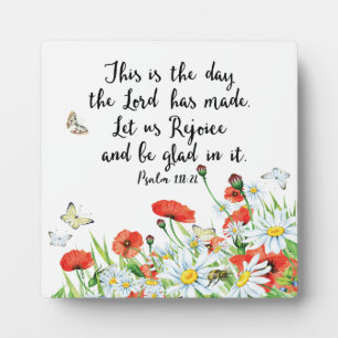 Plaque Photo This is the Day the Lord has Made