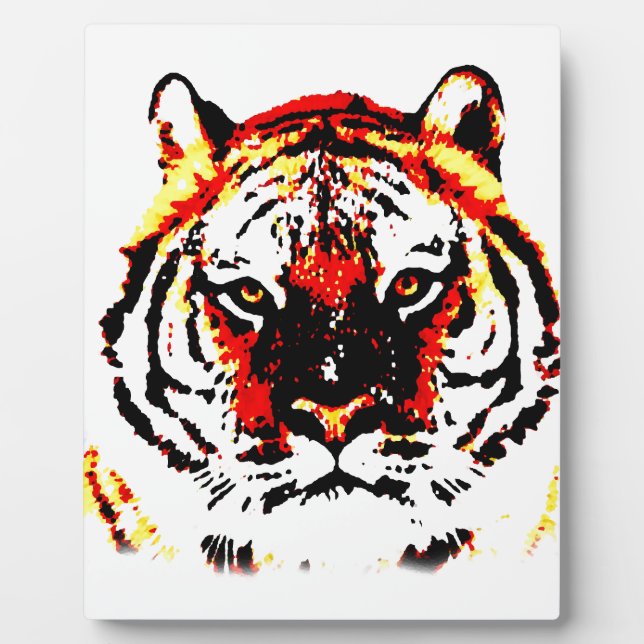 Plaque Photo Tigre sauvage (Devant)