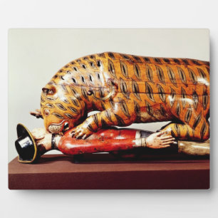 Plaque Photo Tipu's Tiger, c.1790 (wood)