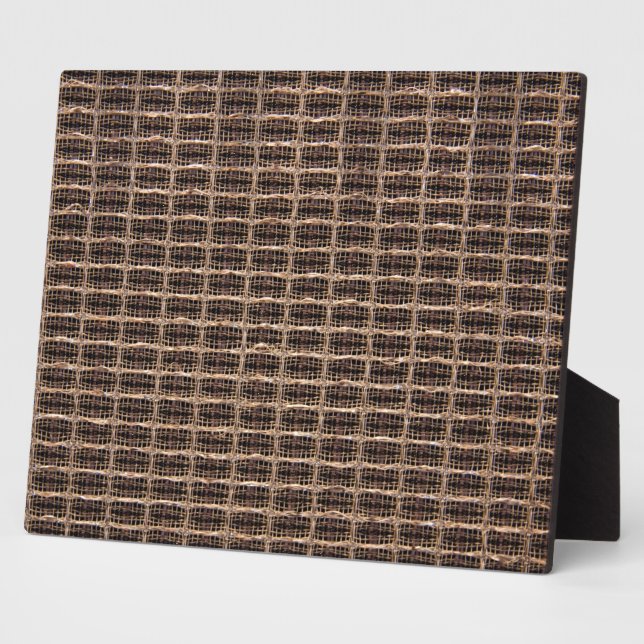Plaque Photo Tissu grill vintage (Côté)
