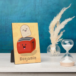 Plaque Photo Toast de Cute kawaii et dessin animé de grille-pai