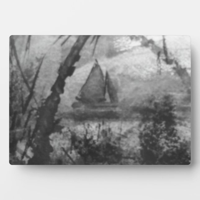 Plaque Photo Ton art photo ici avec Easel (Devant)