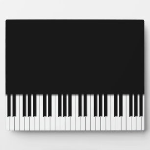 Plaque Photo Touches de clavier de piano