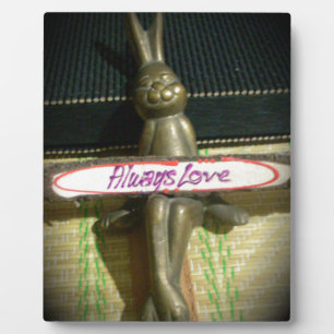 Plaque Photo Toujours Aimer Inspirational Rabbit Art Design d'i