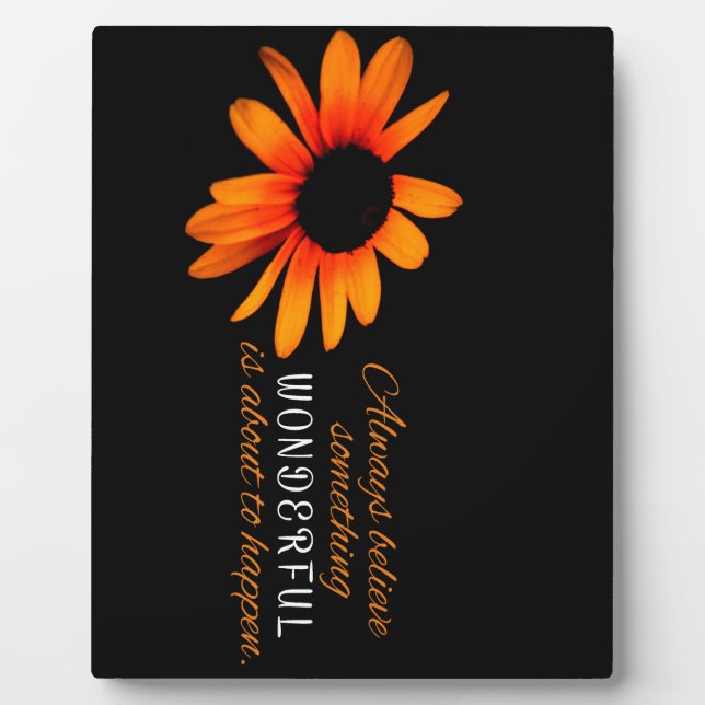 Plaque Photo Toujours croire (Devant)