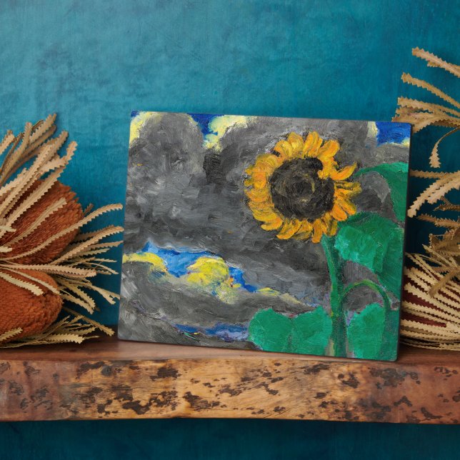 Plaque Photo Tournesol | Emil Nolde | (Côté)