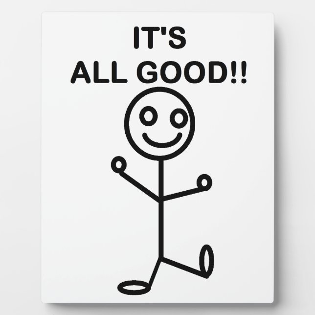 Plaque Photo Tout va bien ! ! (Devant)