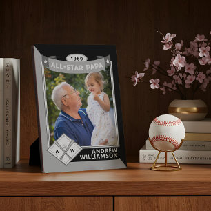 Plaque Photo Toutes les cartes de base-ball personnalisées Star