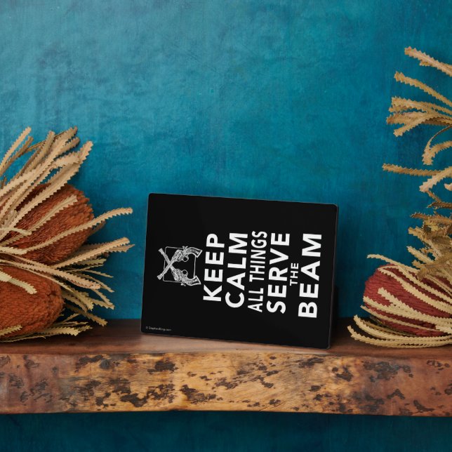 Plaque Photo Toutes Les Choses Servent La Poutre (Côté)