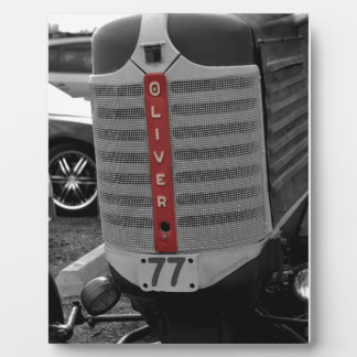 Plaque Photo Tracteur Oliver