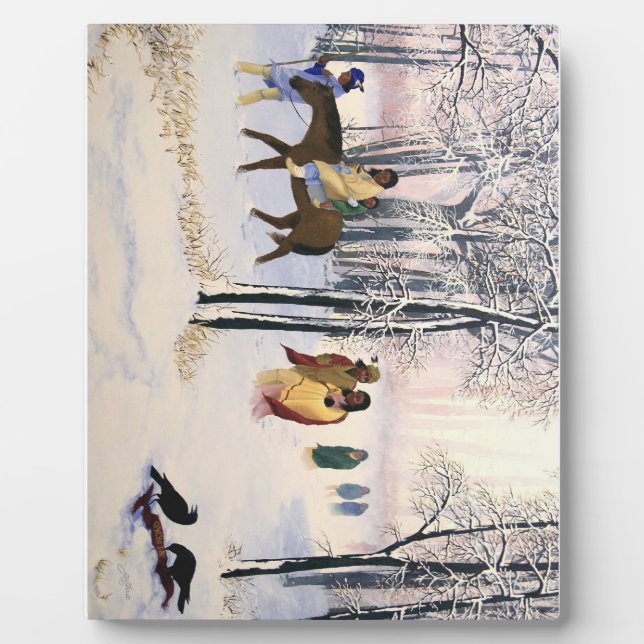 Plaque Photo Trail of Tears Fine Art 8x10 With Easel (Devant)